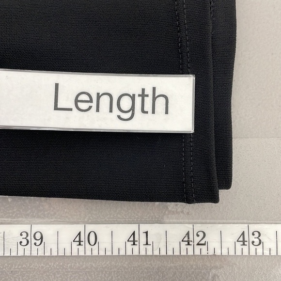 Michel Stephen Paris Dress Vintage Black V-neck Tie Front Large - Picture 13 of 15